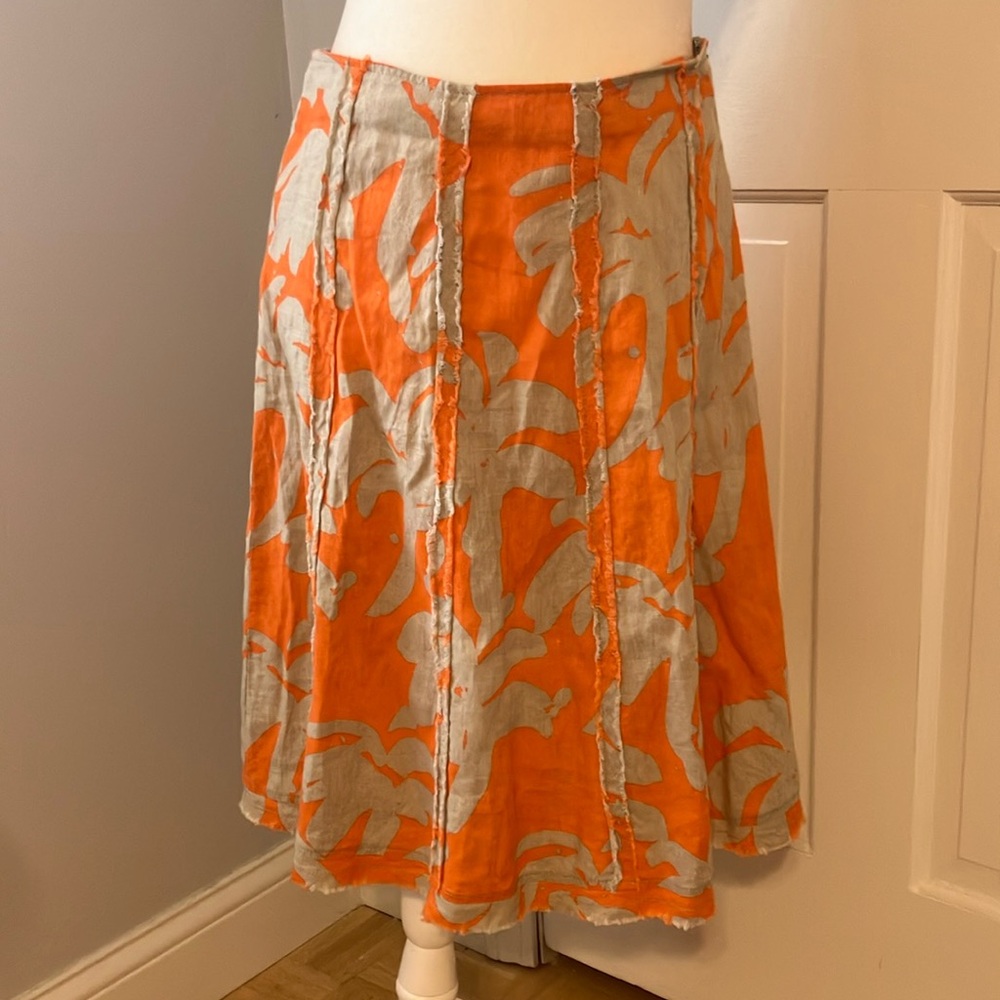 Tommy Bahama linen A line skirt 2